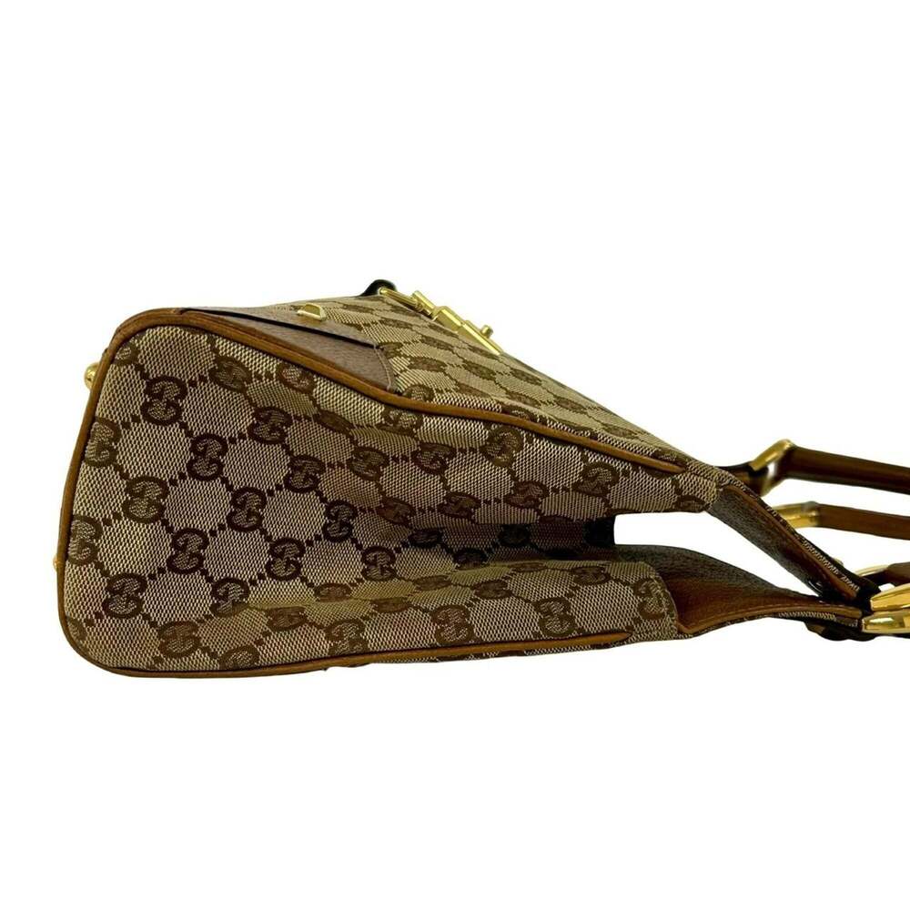 GUCCI Brown Leather Jackie Shoulder Bag - Picture 6 of 10
